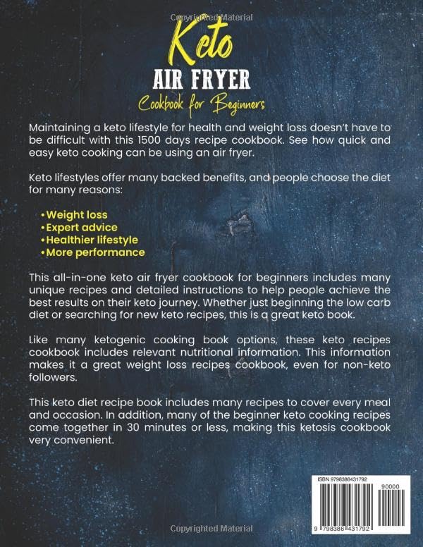 Beginner's Keto Air Fryer Cookbook: Easy Weight Loss Recipes