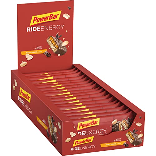 Powerful Ride Energy Peanut-Caramel 18x55g Protein Bar