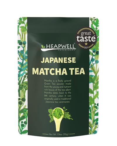 Premium Japanese Matcha Green Tea Powder by Heapwell