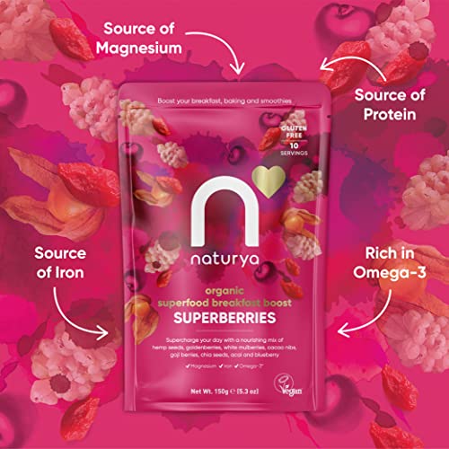 Organic Superberries Breakfast Boost - Nutrient-Packed Seeds Mix