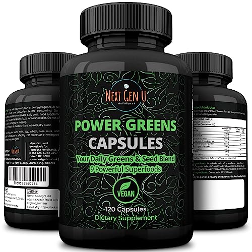 Super Greens Immune System Support Capsules
