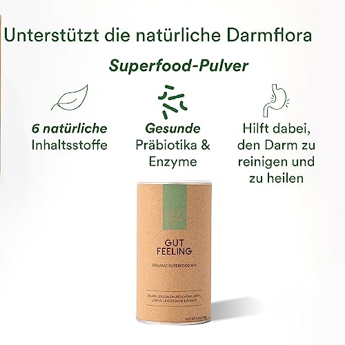 Prebiotic Superfood Powder for Gut Health – Organic, Plant Based