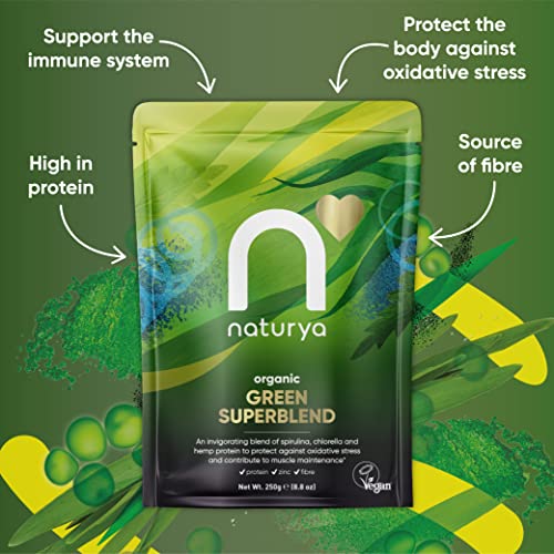 Naturya Organic Green SuperBlend: Alkalising Superfood, 250g