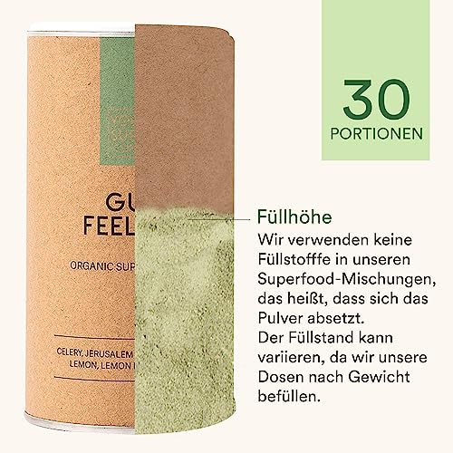 Prebiotic Superfood Powder for Gut Health – Organic, Plant Based