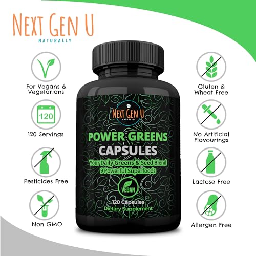 Super Greens Immune System Support Capsules