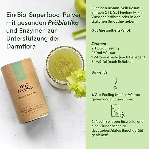 Prebiotic Superfood Powder for Gut Health – Organic, Plant Based