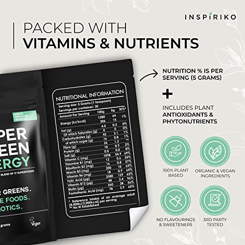 Superfood Greens Powder: Organic Clean 17 Superfoods
