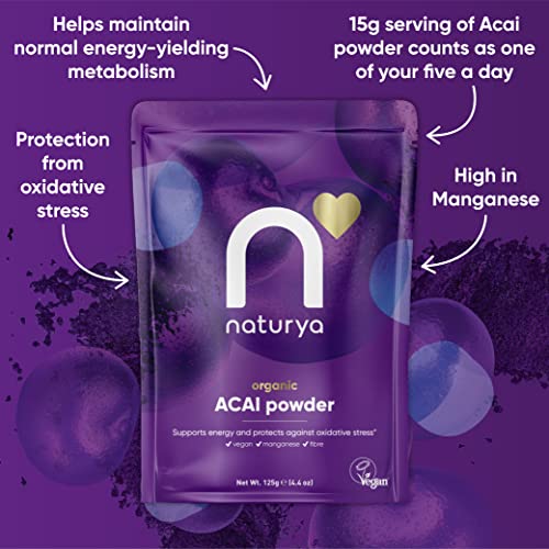 Organic Açaí Powder - Wild-Harvested Superfood (125g Pouch)