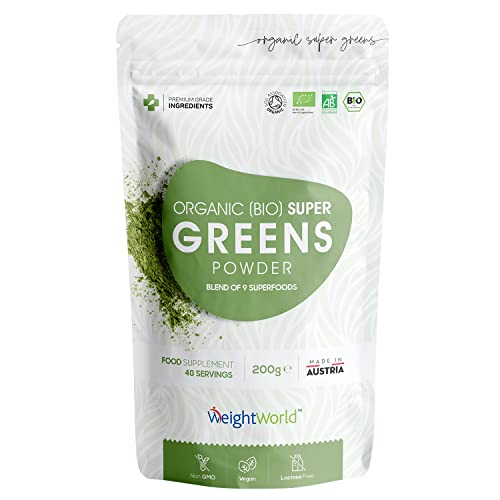 Certified Organic Super Greens Powder - Nutrient-packed Blend