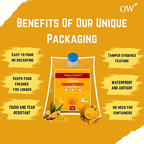 Turmeric Powder | 1kg | High Strength | Golden Superfood | Organic Wonders®