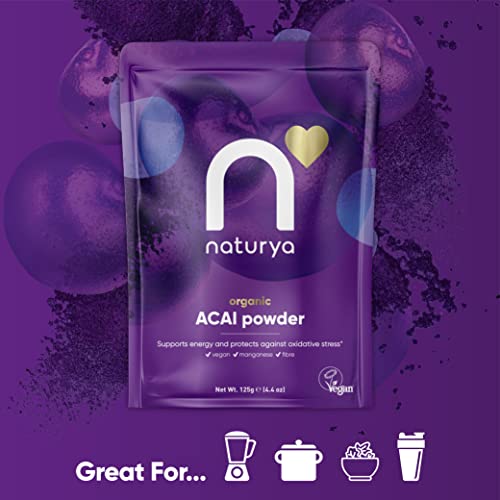 Organic Açaí Powder - Wild-Harvested Superfood (125g Pouch)