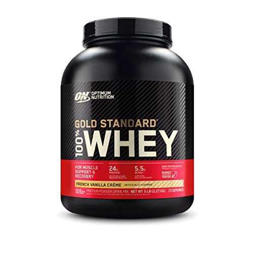 Muscle-Building Protein Powder with French Vanilla Flavor