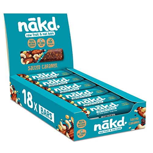 Nakd Salted Caramel Fruit & Nut Bars - Vegan - Gluten-Free