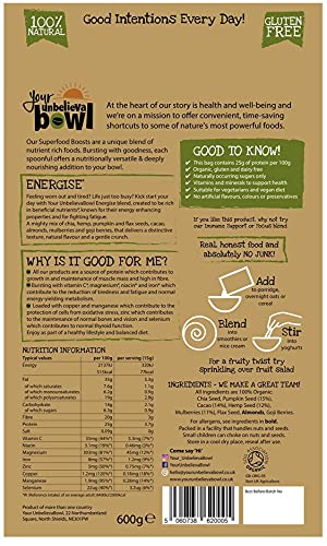 Organic Superfood Boost - UnbelievaBowl 600g