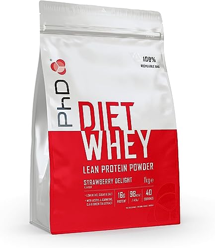 Strawberry Delight Diet Whey Protein Powder, High Protein