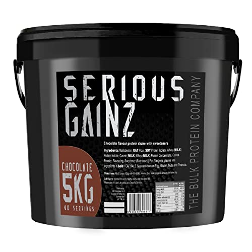 Bulk Protein Co. SERIOUS GAINZ - Whey Protein Chocolate, 5kg