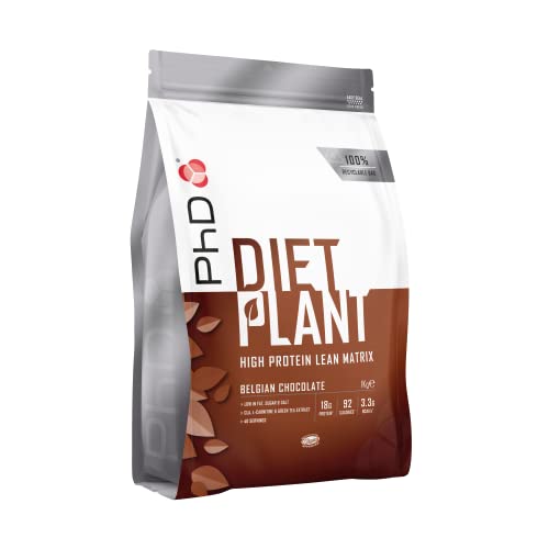 PhD Vegan Protein Powder, High Protein, Belgian Chocolate