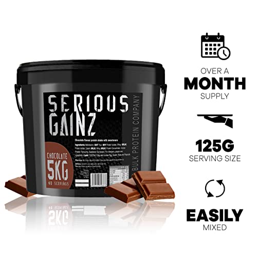 Bulk Protein Co. SERIOUS GAINZ - Whey Protein Chocolate, 5kg