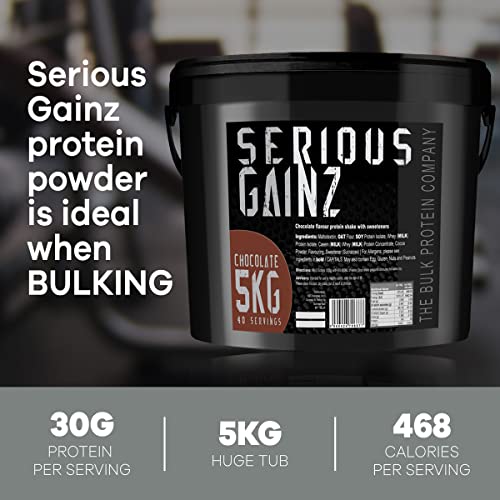 Bulk Protein Co. SERIOUS GAINZ - Whey Protein Chocolate, 5kg
