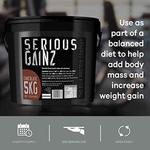 Bulk Protein Co. SERIOUS GAINZ - Whey Protein Chocolate, 5kg