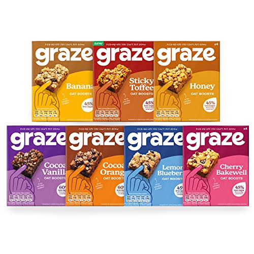Graze Oats Snacks Variety Box - 28 Snacks