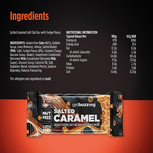 Salted Caramel Flapjack: Healthy Energy Snack Bars