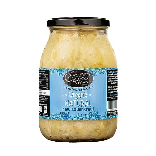 Organic Raw Sauerkraut - 1kg Jar, Traditionally Fermented