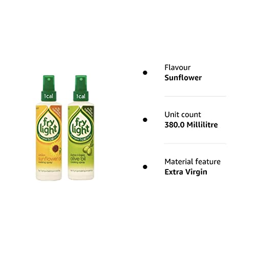 2 Frylight Mixed Cooking Sprays - Olive & Sunflower