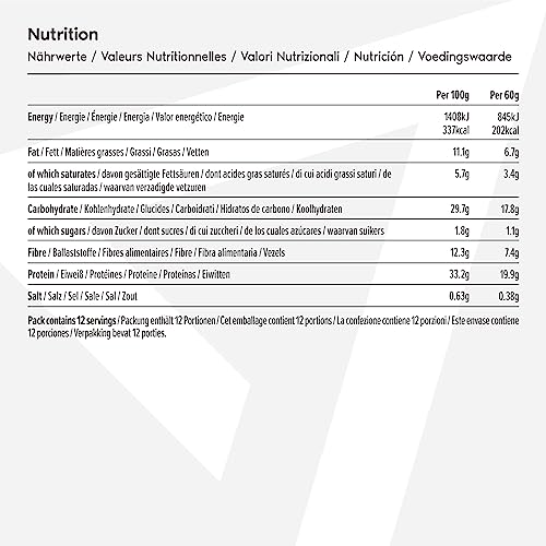 Amfit Nutrition Low Sugar Protein Bars, Chocolate Hazelnut