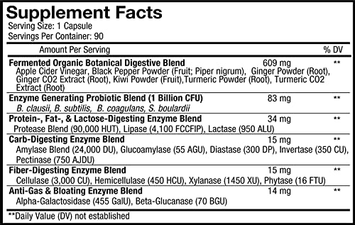 Codeage Digestive Enzymes - Gut Health Support