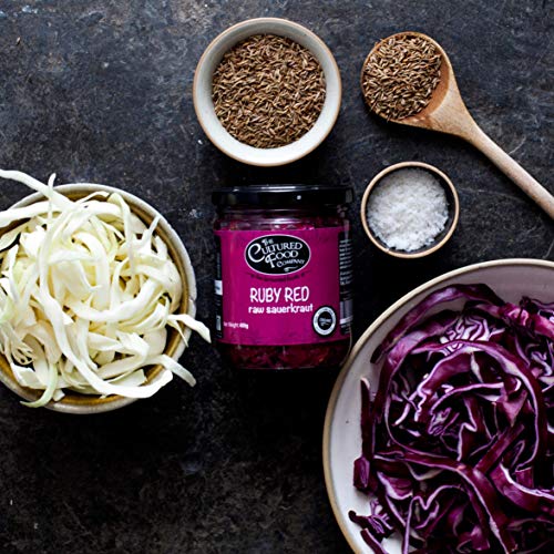 Ruby Red Sauerkraut - Traditionally Fermented by The Cultured Food Company