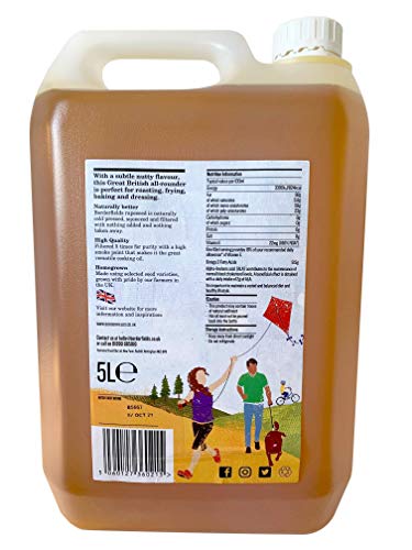 Borderfields Cold Pressed Rapeseed Oil - 5L