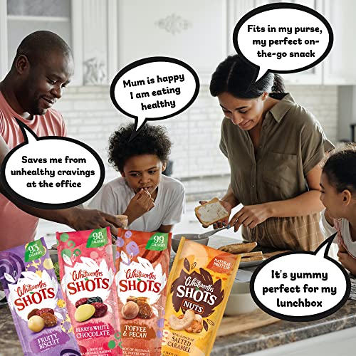 Whitworths SHOTS: Yummy Healthy Snack Pack | Vegetarian | 3 Flavours