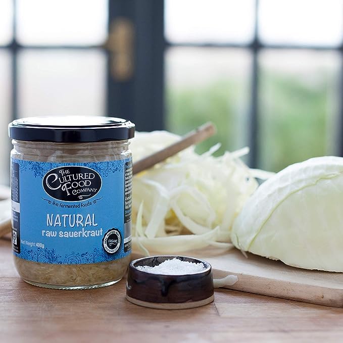 Organic Raw Sauerkraut - 1kg Jar, Traditionally Fermented