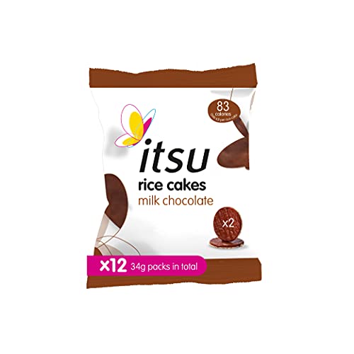 Healthy Itsu Milk Chocolate Rice Cakes | 12 Pack