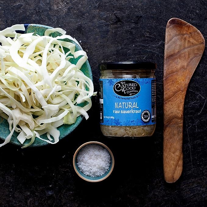 Organic Raw Sauerkraut - 1kg Jar, Traditionally Fermented