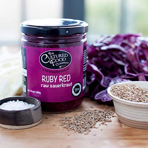 Ruby Red Sauerkraut - Traditionally Fermented by The Cultured Food Company