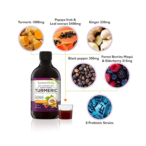 Turmeric Probiotic Enzyme Liquid - High Strength Shot