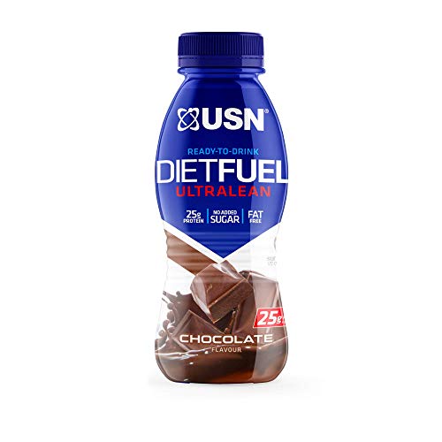 USN Diet Fuel Ultralean Chocolate Shake: 8-Pack 310ml