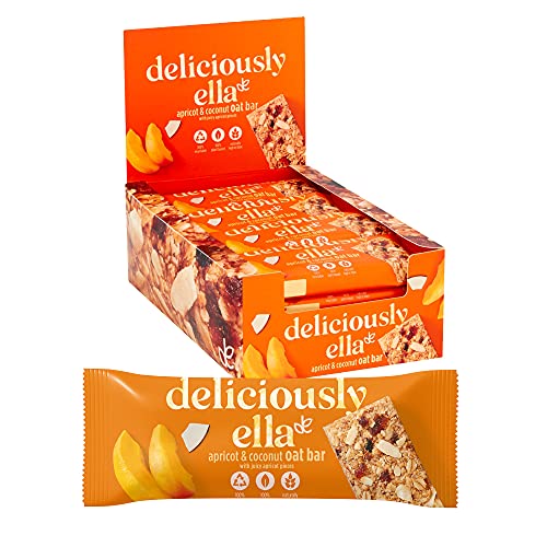 Deliciously Ella - Apricot & Coconut Oat Bar for Weight Loss, 50g (16 bars)
