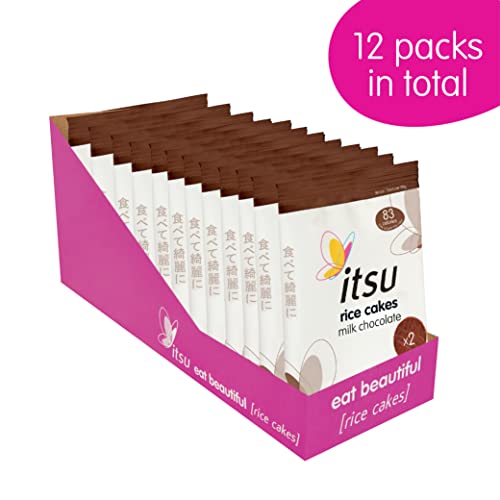 Healthy Itsu Milk Chocolate Rice Cakes | 12 Pack