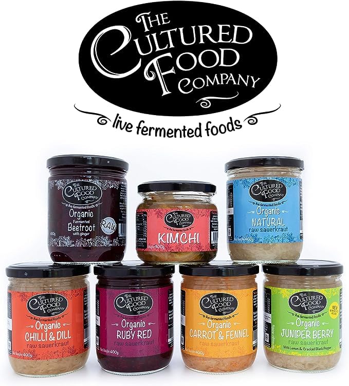 Organic Raw Sauerkraut - 1kg Jar, Traditionally Fermented