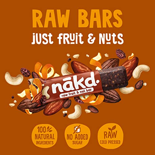 Nakd Cocoa Orange Fruit & Nut Bars - Vegan - Gluten Free