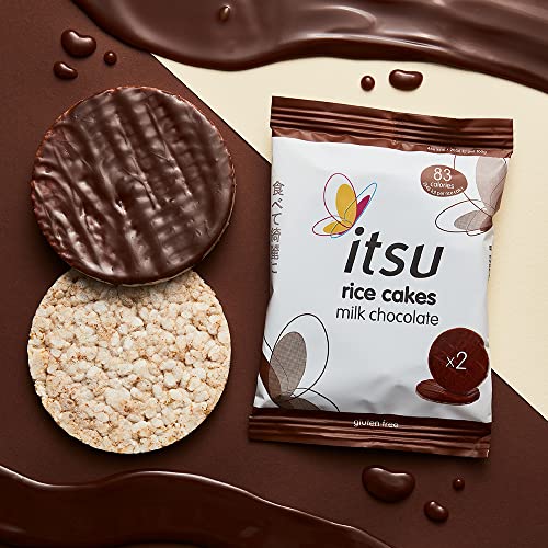 Healthy Itsu Milk Chocolate Rice Cakes | 12 Pack