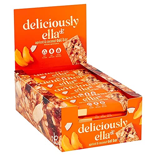Deliciously Ella - Apricot & Coconut Oat Bar for Weight Loss, 50g (16 bars)