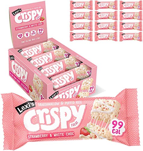 Lexi's® Strawberry Crispy Treat Bars - Low Cal, Gluten-Free