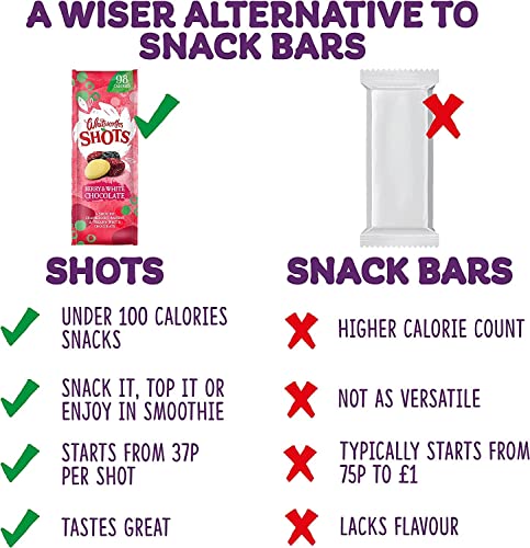 Whitworths SHOTS: Yummy Healthy Snack Pack | Vegetarian | 3 Flavours