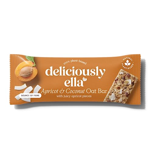 Deliciously Ella - Apricot & Coconut Oat Bar for Weight Loss, 50g (16 bars)