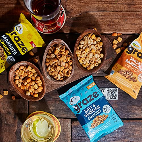 Graze - Healthy BBQ, Marmite & Salt Vinegar Snacks