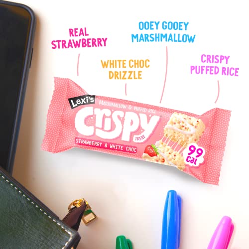 Lexi's® Strawberry Crispy Treat Bars - Low Cal, Gluten-Free